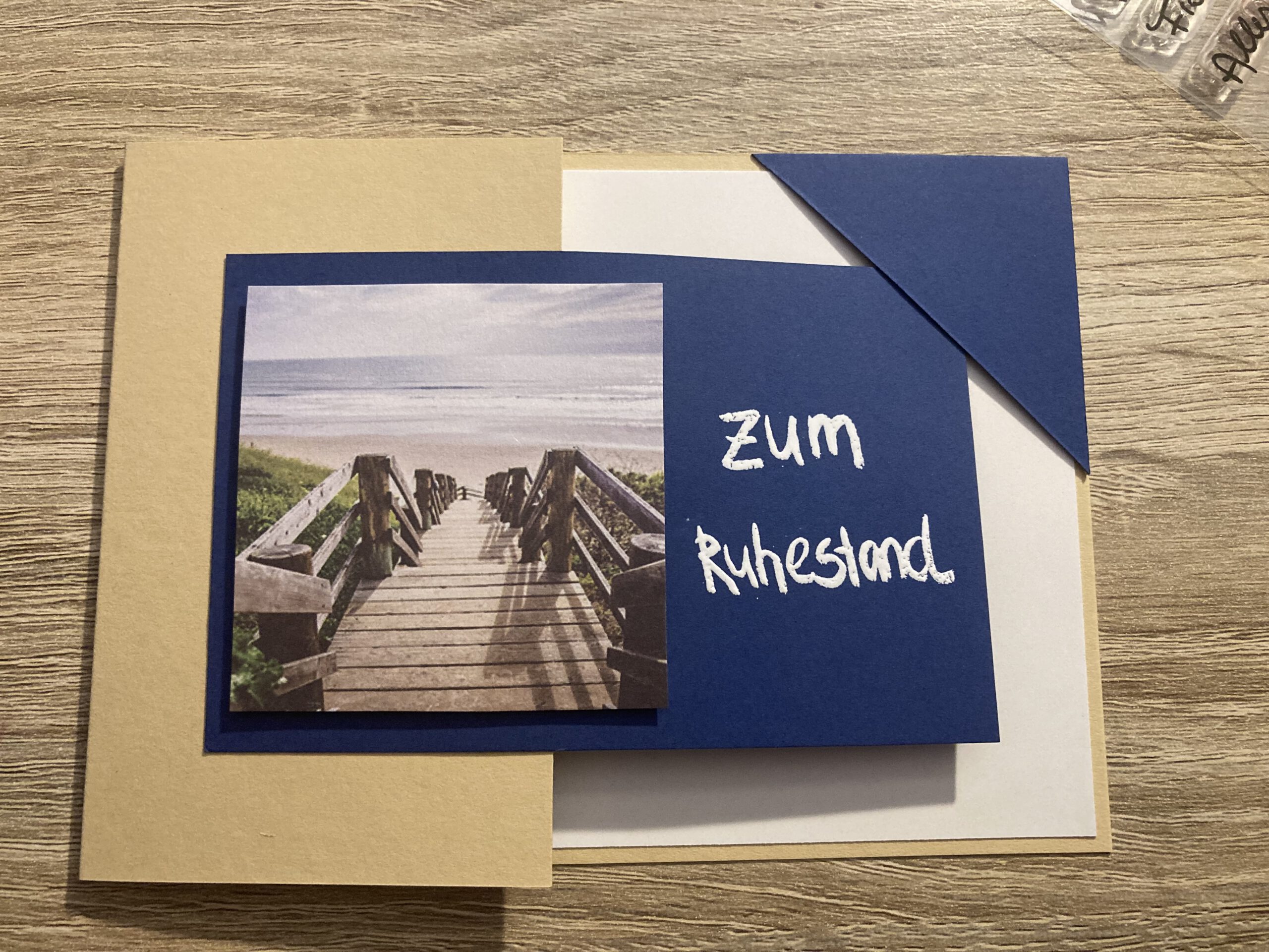 Karte zum Ruhestand