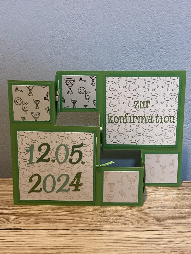 Stufenkarte zur Konfirmation